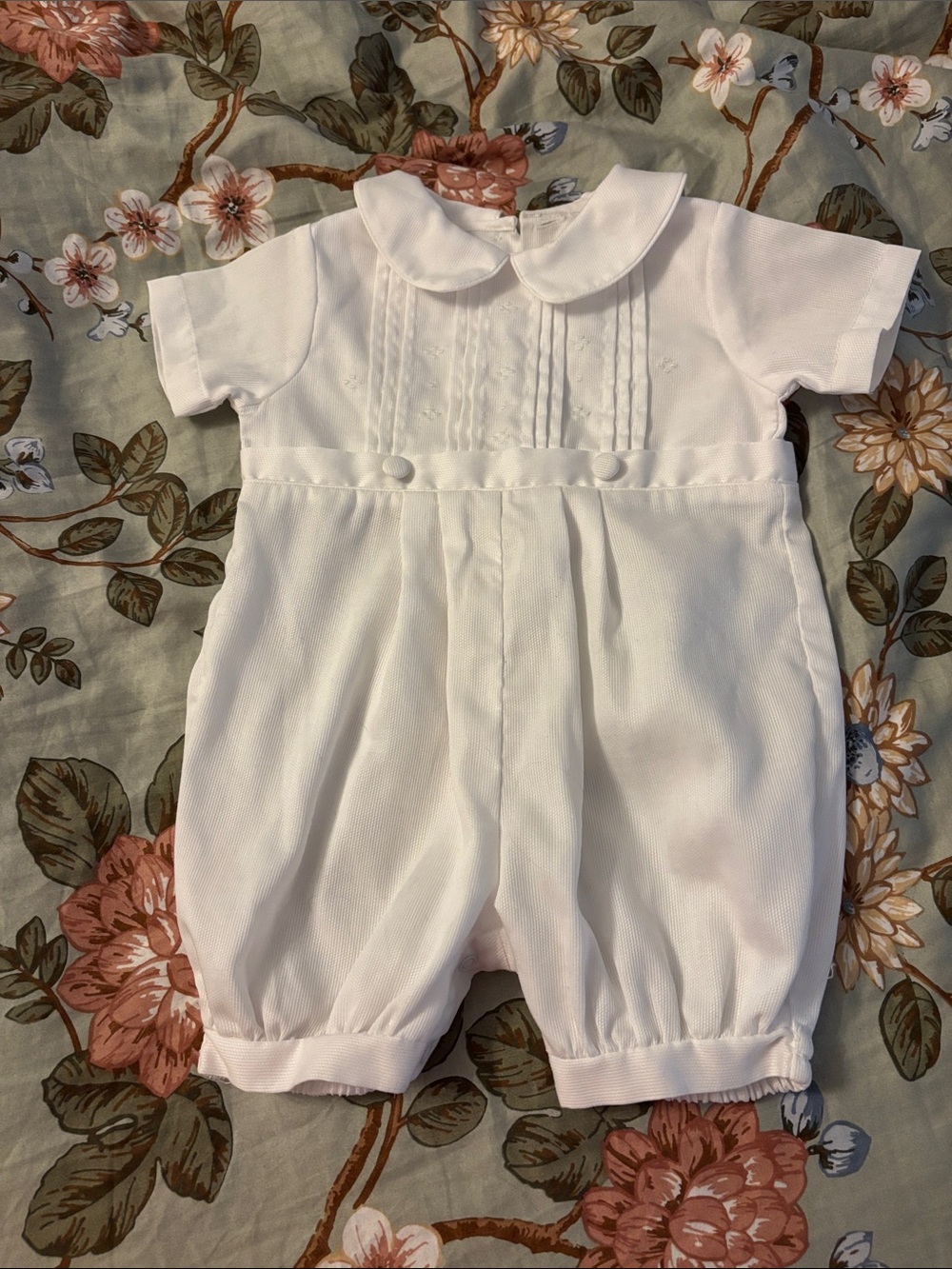 Petit Ami Baby Boys Pique Christening Knicker